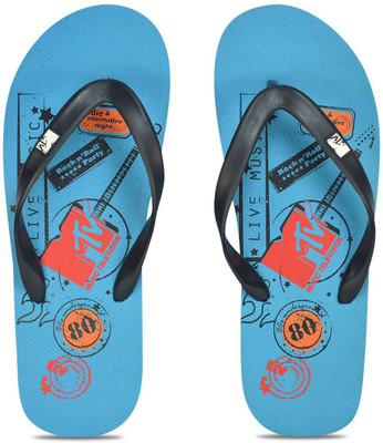 

MTV Flip Flops, Aqua-black