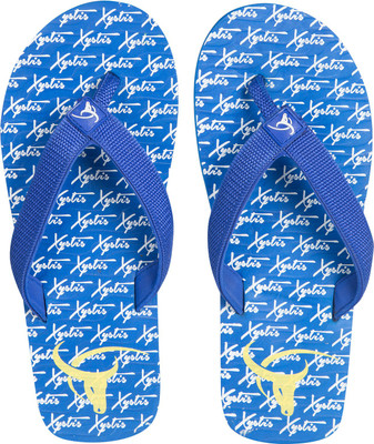 

Xystis Flip Flops, Blue and white