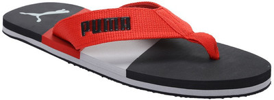 

Puma Slippers, Black-quarry-high risk red