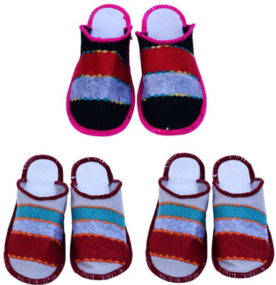 Shree Sai Slippers, Red