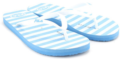 

Fila Stripes Women Flip Flops, Blu;wht
