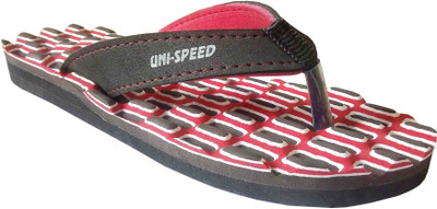

Unispeed Accupressure + Foot Massage Flip Flops, Red