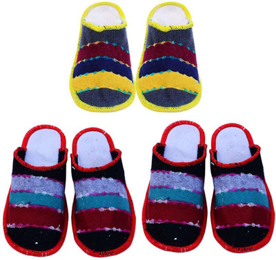

Shree Sai Slippers, Black