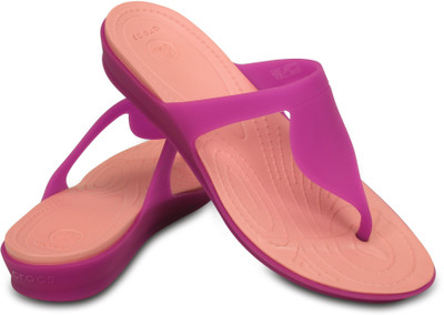 

Crocs Crocs Rio Flip Flops, Vibrant violet/melon