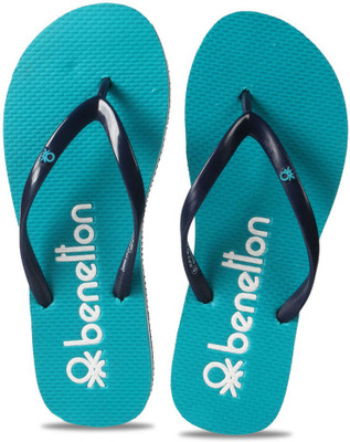 

United Colors of Benetton Flip Flops, Sky