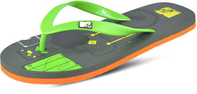 

MTV Flip Flops, Green and grey