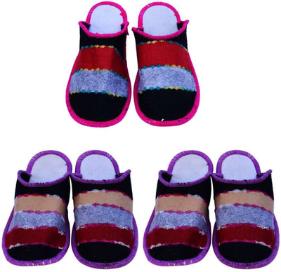 

Champaliya Slippers, Multicolor