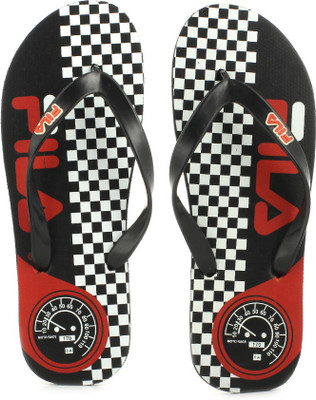 

Fila Motor Slippers, Blk;wht;red