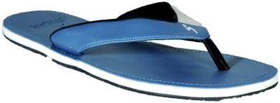 

Stylar Turquoise and White New Virat Flip Flops, Blue::yellow