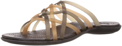 

Crocs Flip Flops, Bronze/espresso
