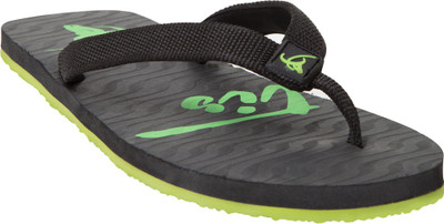 

Xystis Flip Flops, Black and green gecko