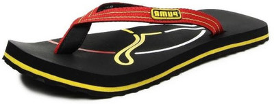 

Puma Neon Cat Ind. Flip Flops, Black-red