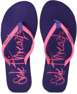 

Sole Threads Women Flip Flops, Purple;pink