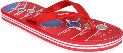 

Desmond 11E Mens Hawai Flip Flops, Red