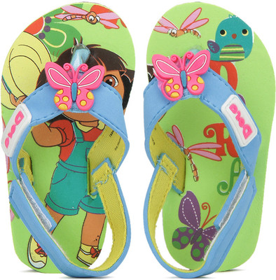 Dora Boys & Girls Slipper Flip Flop(Green