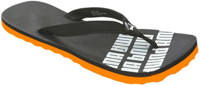 

Puma Flip Flops, Black and orange