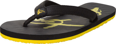 

Xystis Flip Flops, Black and yellow