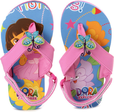 

Dora Boys & Girls Slipper Flip Flop, Blue pink