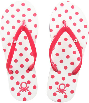 

United Colors of Benetton Flip Flops, White