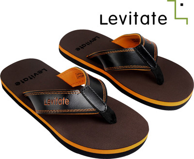 

Levitate Flip Flops, Dark brown orange
