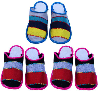 Shilipi Perokars Slippers, Multicolor