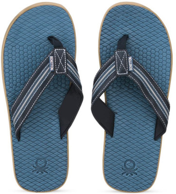 United Colors of Benetton 16P8CFFPM246I Flip Flops, Blue