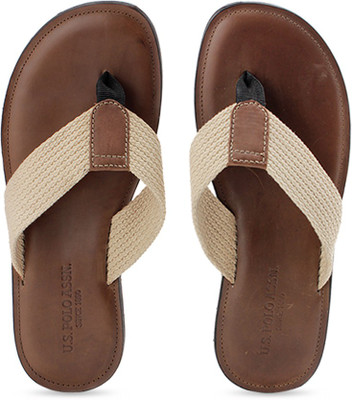 

U.S. Polo Assn Slippers, Beige