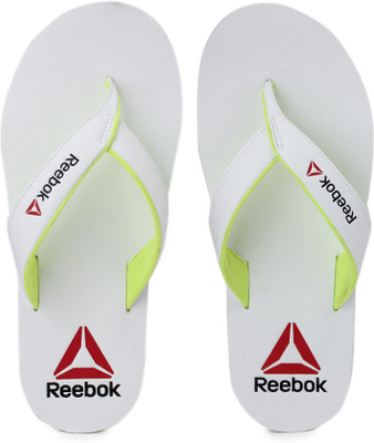 

REEBOK ADVENT Slippers, Wht/neon yellow