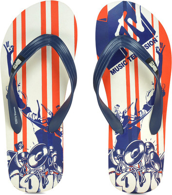 

MTV Flip Flops, Orange:navy blue