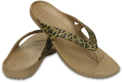 

Crocs Flip Flops, Gold