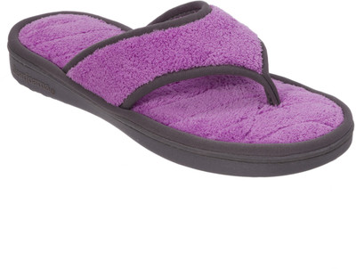 

Dearfoams Flip Flops, Purple