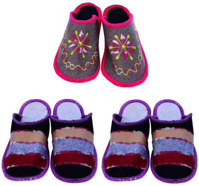 Shilipi Perokars Slippers, Multicolor