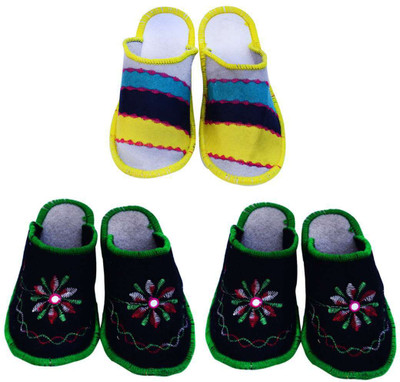 Champaliya Slippers, Multicolor