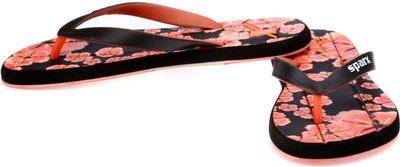 

Sparx Flip Flops, Black orange