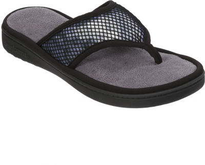 

Dearfoams Flip Flops, Black