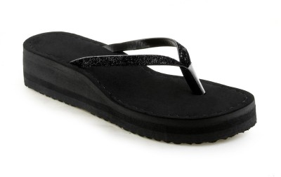 Shoe Lab Women Slippers(Black , 40 Euro)