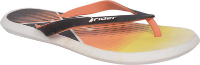 

Rider Flip Flops, White-orange-black