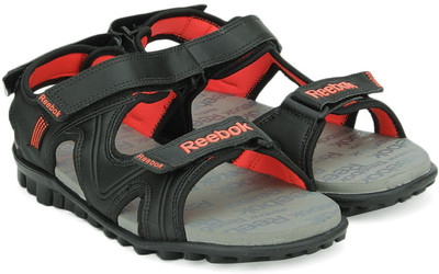 

REEBOK REEFLEX Women Slippers, Black/gravel/atomic red