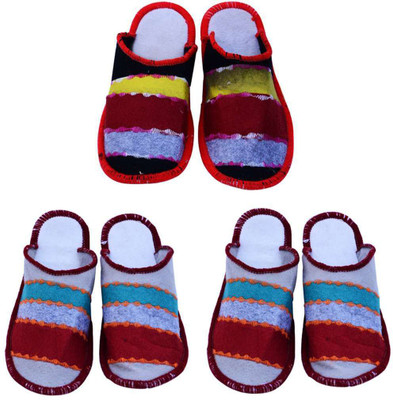 Shree Sai Slippers, Red