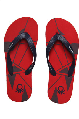 

United Colors of Benetton Flip Flops, Red