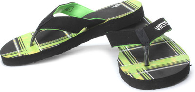 

Virtis Flip Flops, Black green