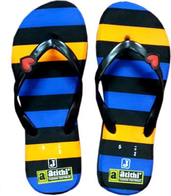 

Atithi Girls Slipper Flip Flop(Blue)