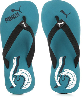 

Puma Boys & Girls Slipper Flip Flop, 15;capri breeze;peacoat;white
