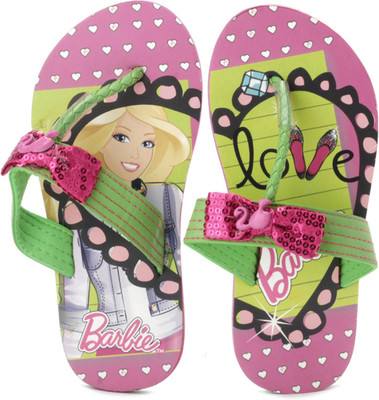 

Barbie Boys & Girls Slipper Flip Flop, Green blue