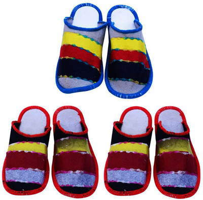 Shree Sai Slippers, Red