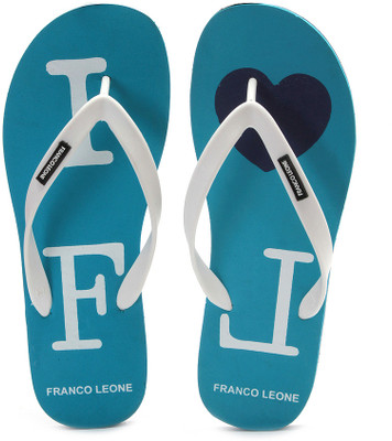 Franco Leone Flip Flops, Sky blue