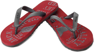 GAS Street Flip Flops, Red charcoal