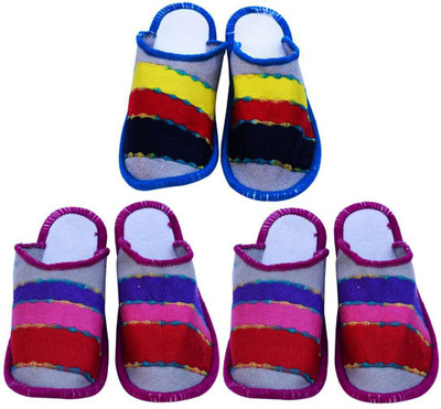 Champaliya Slippers, Multicolor