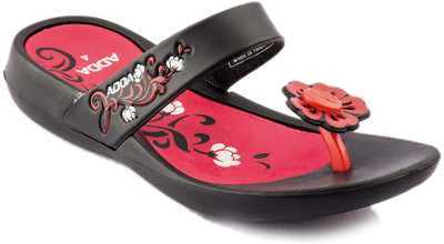 

Adda Zoya Slippers, Black red