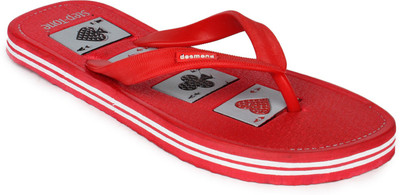 

Desmond 11E Mens Hawai Flip Flops, Red